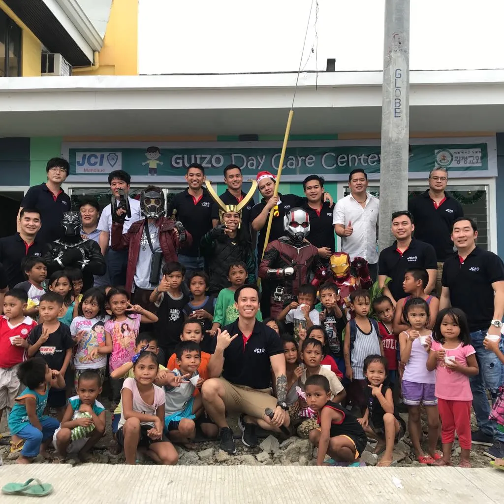 Superhero Christmas Party for the Barangay Guizo Fire Relocation Site Children