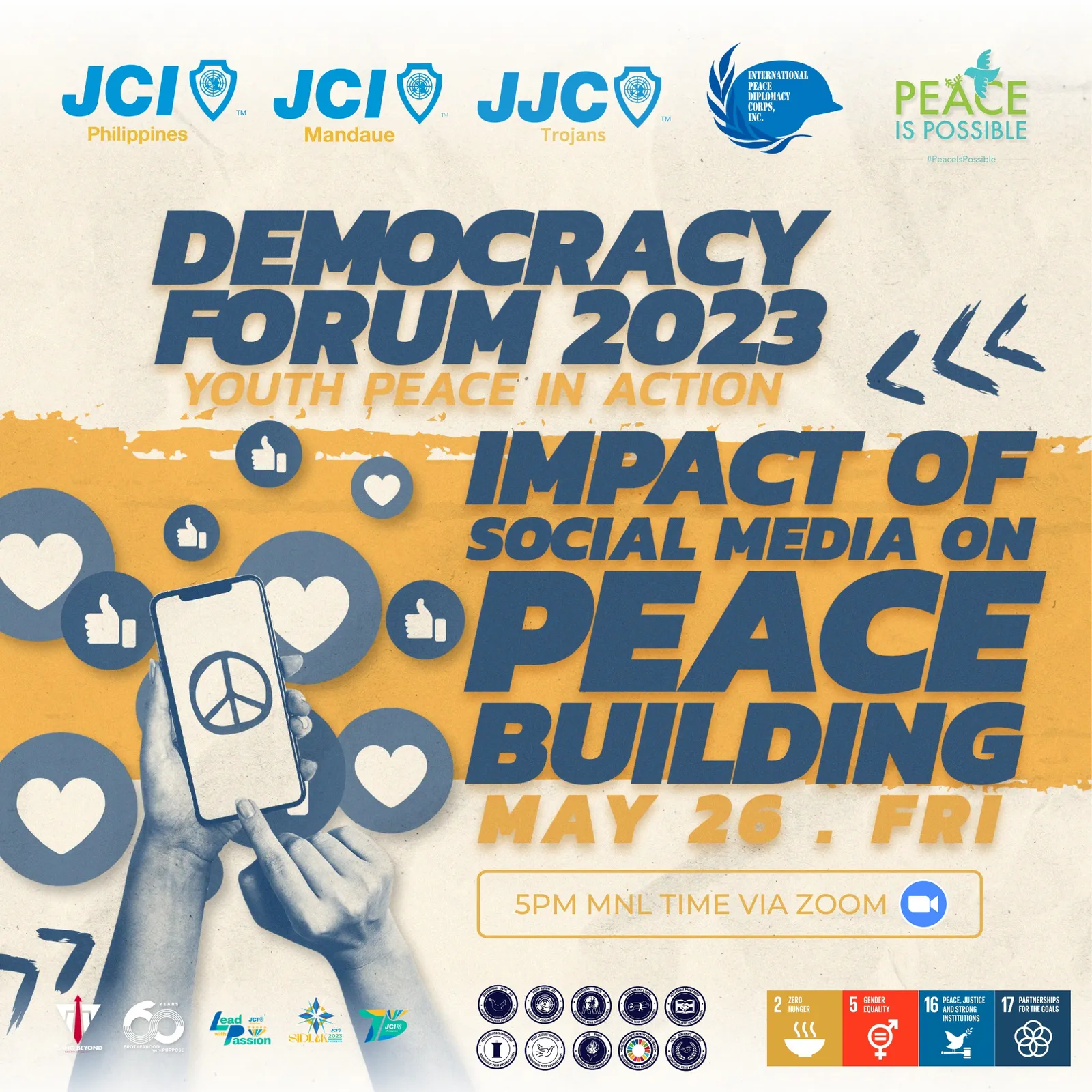 Democracy Forum 2023: Impact of Social Media on Peace Building
