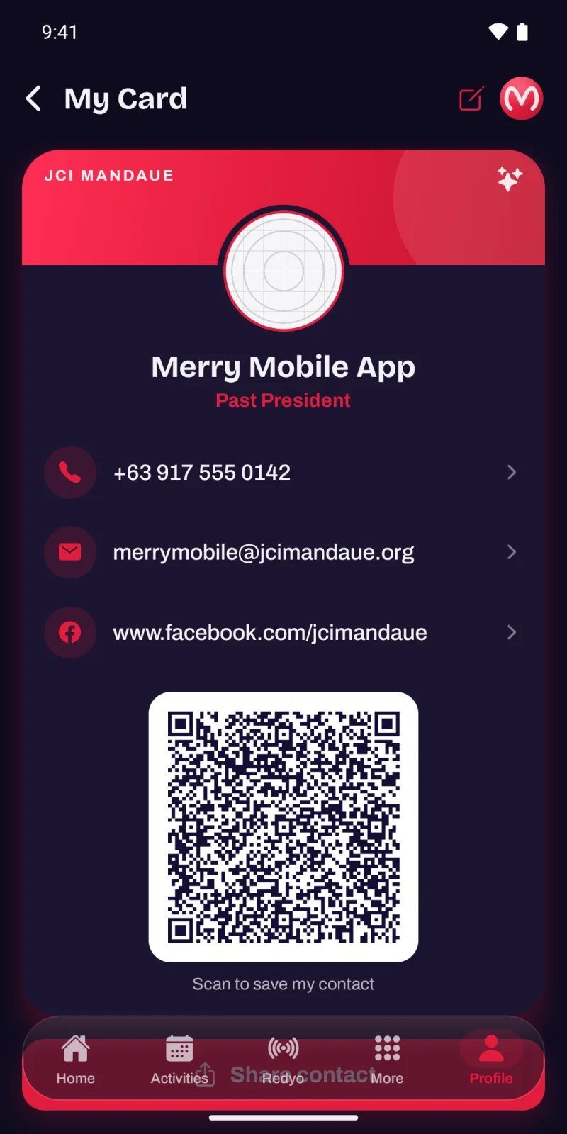 My Card digital business card
